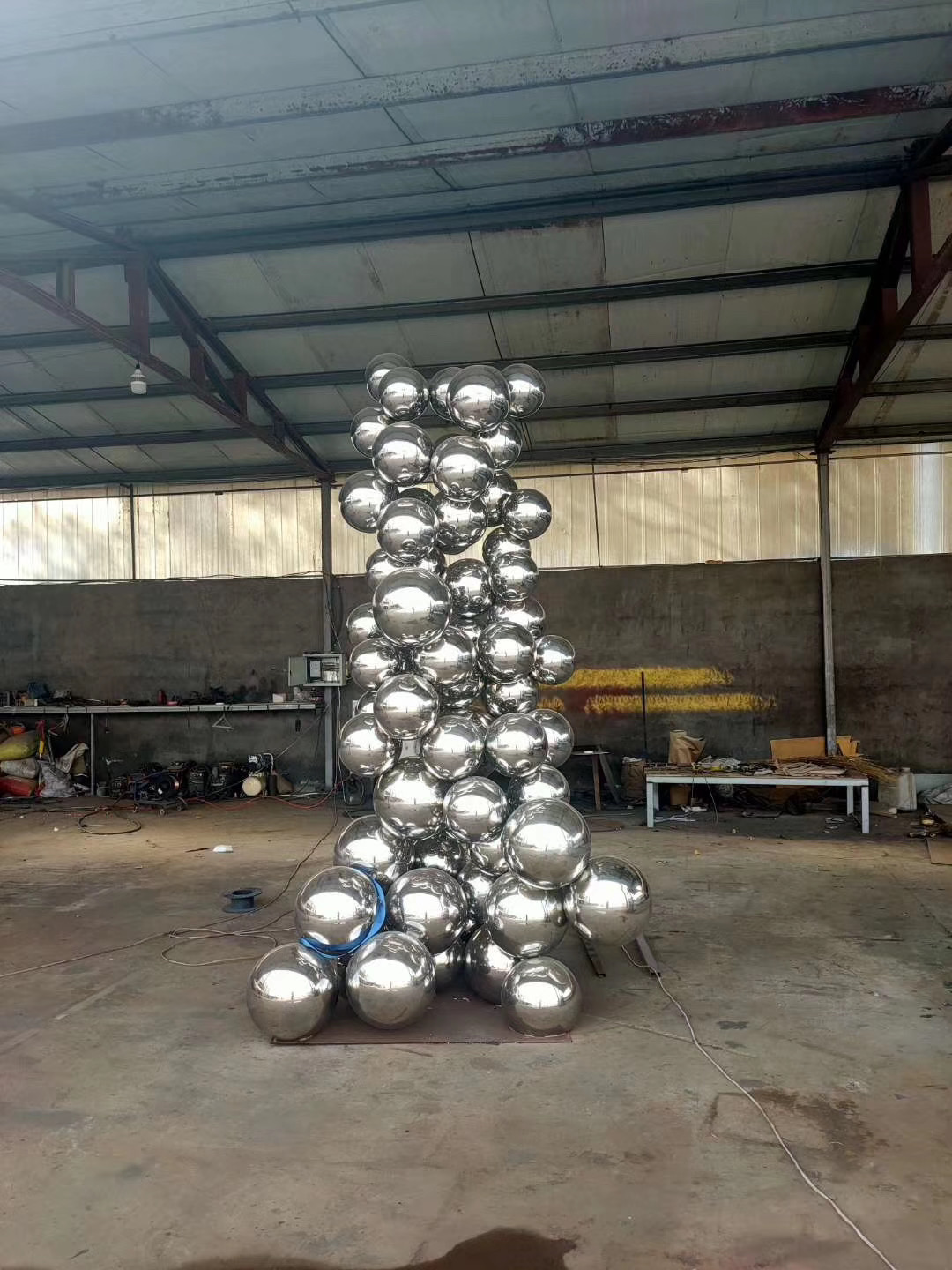 水晶球造型不锈钢yabo396网页登入